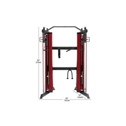 Dual Cabel Column W/10 lbs stacks x 30 (red shrouds) CLDCC