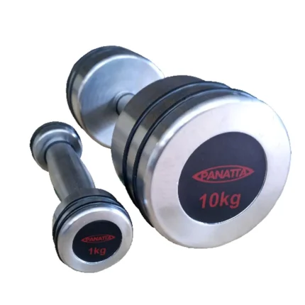 CHROMED DUMBBELL IR92017 10 KG