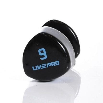 LIVEPRO STUDIO DUMBBELLS 9KG LP8070 BLACK