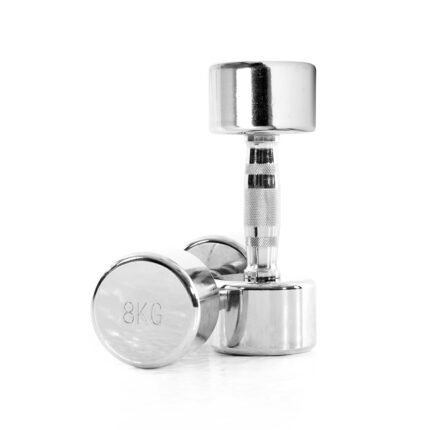 CHROMED DUMBBELL IR92017 8 KG