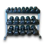 HEX Dumbbell Set DS26 Black 1KG to 10KG UAE