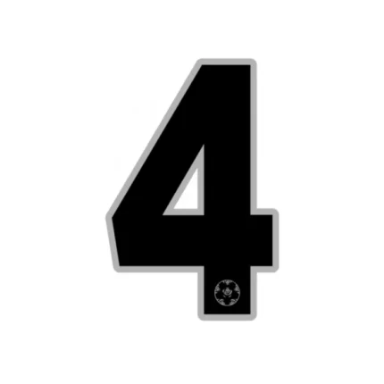 NUMBER SHORT 4" SEPERATE NU45