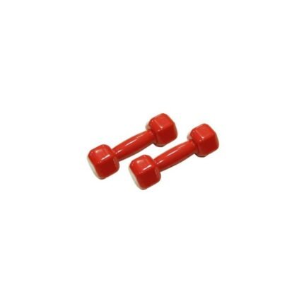 HEX VINYL DIPPING DUMBBELL DB2121 RED 7KG*2 @FS