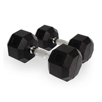 HEX RUBBER DUMBBELL D2200 1KG-10 KG