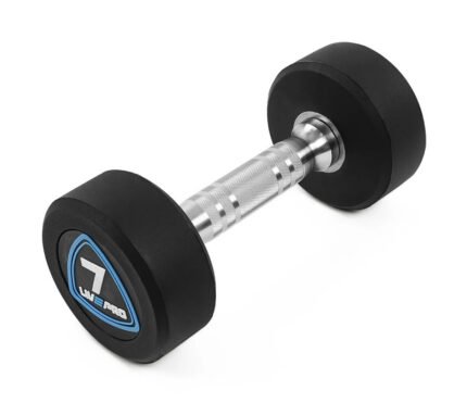LIVEPRO STUDIO DUMBBELLS 7KG LP8070 BLACK