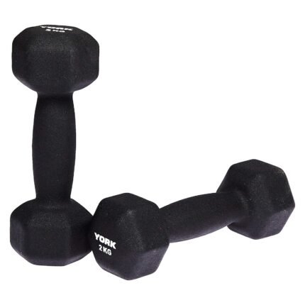YORK FITNESS NEOPRENE DUMBELL 2KG 60281