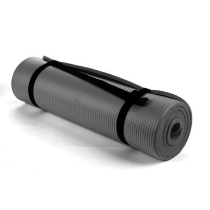 NBR YOGA MAT YMNBR20015 DARK GREY YORK 200 X 100 X 1.5 CM