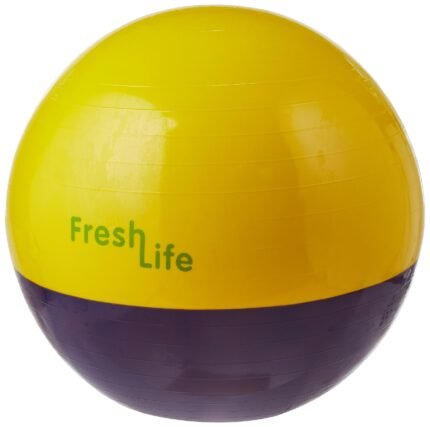 GYM BALL 90 CM PURPLE/YELLOW BOA BALL