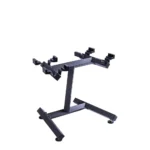ADJUSTABLE DUMBBELL WITH RACK 20 KGS CS8006 BLACK