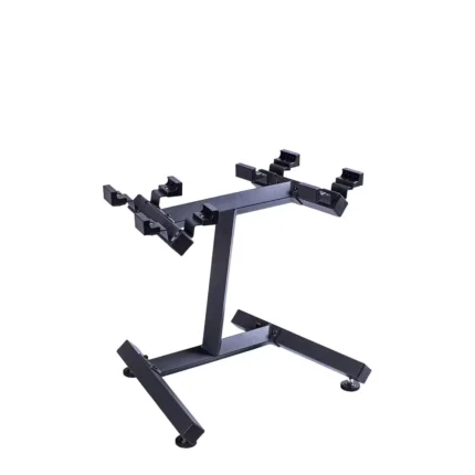 ADJUSTABLE DUMBBELL WITH RACK 20 KGS CS8006 BLACK