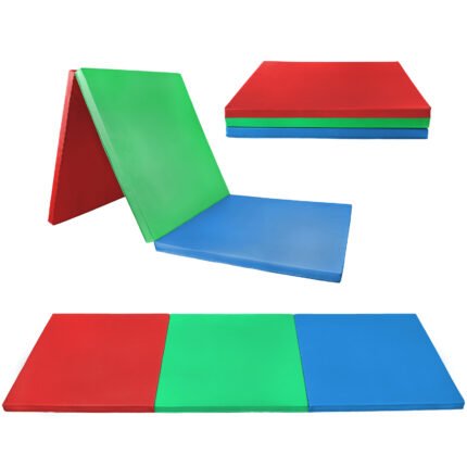 GYM MAT 3 COLOR 1805RBB 1.8 X 0.6 X 0.05 MM 3 FOLDING RED/BLUE/BLACK