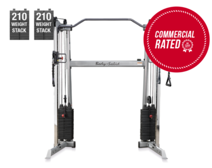 BODY-SOLID GDCC200 FUNL TRAINER WITH 2 160LB STACK