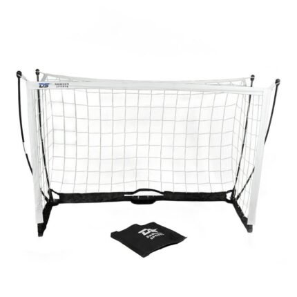 STEEL FOOTBALL GOAL POST SET WHITE 18FT X 7FT XY-G550D