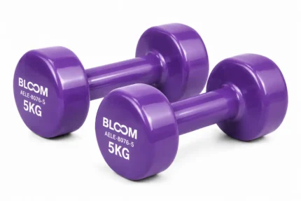 BLOOM VINYL DUMBBELL AELE-8076-5 5KGX2 PURPLE