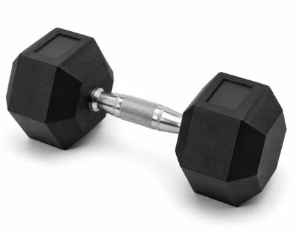 IR92022 HEX DUMBBELL WITH RUBBER HEADS