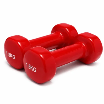 VINYL DUMBBELLS 1.5KG RED IR92005
