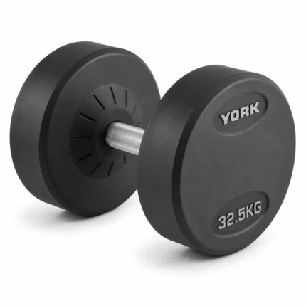 Round Rubber Dumbbell 32.5KG DZLG12 YORK