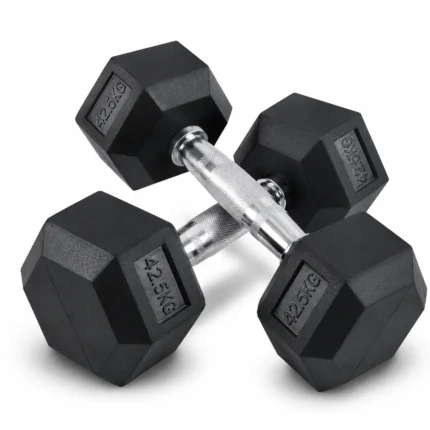 RUBBER HEX DUMBBELL DB139 42.5KG