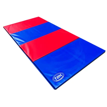 GYM MAT DOUBLE COLOR 2005RB 2M X 1M X 5 CM TWO FOLDING RED/BLUE