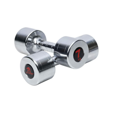 CHROMED DUMBBELL IR92017 7 KG @FS