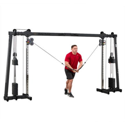 BODY-SOLID GDCC250 CABLE CROSS WITH 2 160LB STACK