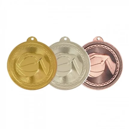 CENTRE FOR MEDAL 50 MM BRONZE BASKETBALL 50393 @FS