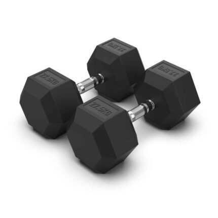 RUBBER ROUND DUBELL DHRD6 BLK 27.5KG