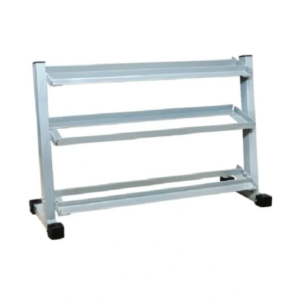 DUMBBELL RACK RK7004 3LINES SILVER GREY