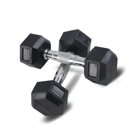 RUBBER HEX DUMBBELL DB6101 32.5 KG
