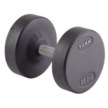 Round Rubber Dumbbell 32.5KG DZLG12 YORK