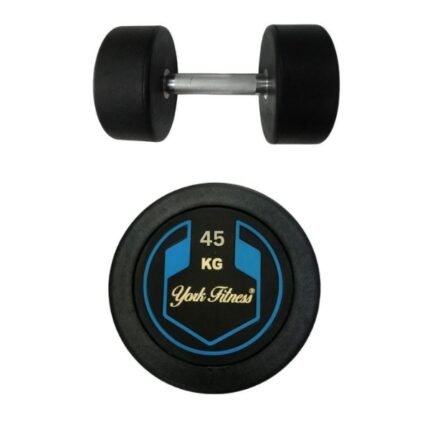 Round Rubber Dumbbell 45KG DZLG12 YORK