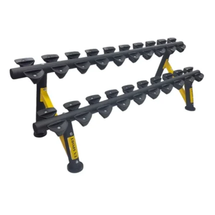 TA SPORT X-SHAPE DUMBBELL RACK EQN-020 BLACK/YELLOW 10 PAIRS