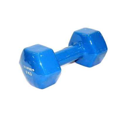 RUBBER HEX DUMBBELLS 45.0KG IR92022