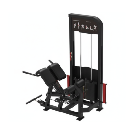 YORK LOADED BACK EXTENSION GC BLACK/RED