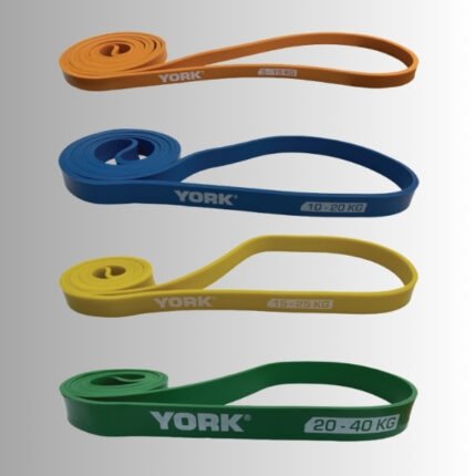 YORK RESISTANCE BAND SPEED 4 PCS (MIN 5-17.5KG/MAX 20-40KG) SET ASST 80508 @FS