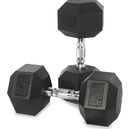 JDB28AN ROUND RUBBER DUMBBELL 275KG/SET 5-50KG TA