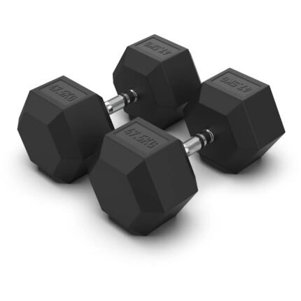 RUBBER HEX DUMBBELL DB139 32.5KG