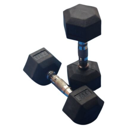 rubber hex dumbbell