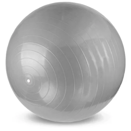 YORK ANTI-BURST GYM BALL 75CM W/ PUMP GREY 422C