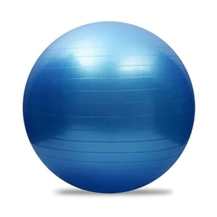 YORK FITNESS ANTI-BURST GYM BALL 55CM W/ PUMP BLU