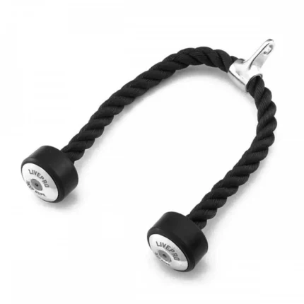 LIVE PRO TRICEP ROPE LP8720 BLACK