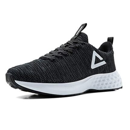 PEAK RUNNING SHOES MEN EXT52907H BLACK/WHITE