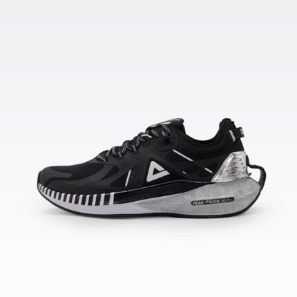 PEAK RUNNING SHOES E39012H BLACK/SILVER