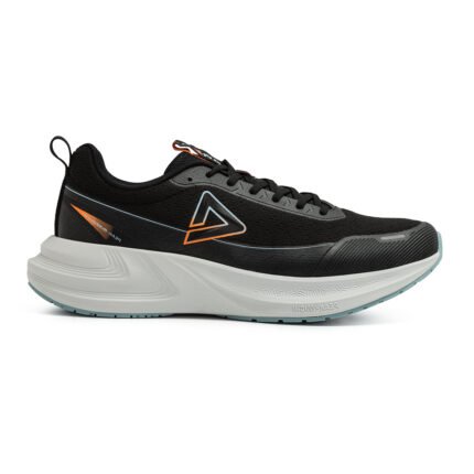 PEAK CUSHION RUNNING SHOES MEN EXT54387H BLACK/LT.GREY